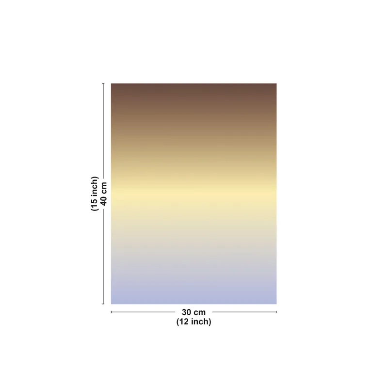 Affiche "Dégradé Contre-jour" marron – Collection Dégradé - 99DECO