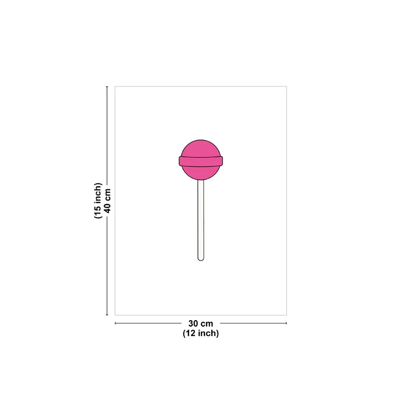 Affiche "Sucette" rose – Collection Vintage - 99DECO