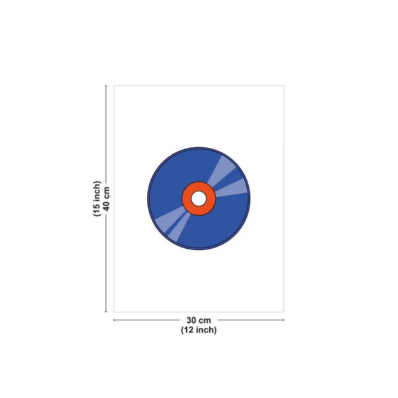 Affiche "Compact Disc" bleu – Collection Vintage – 99DECO