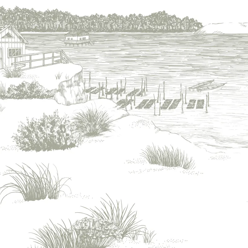 Papier peint panoramique Cap Ferret – 99DECO