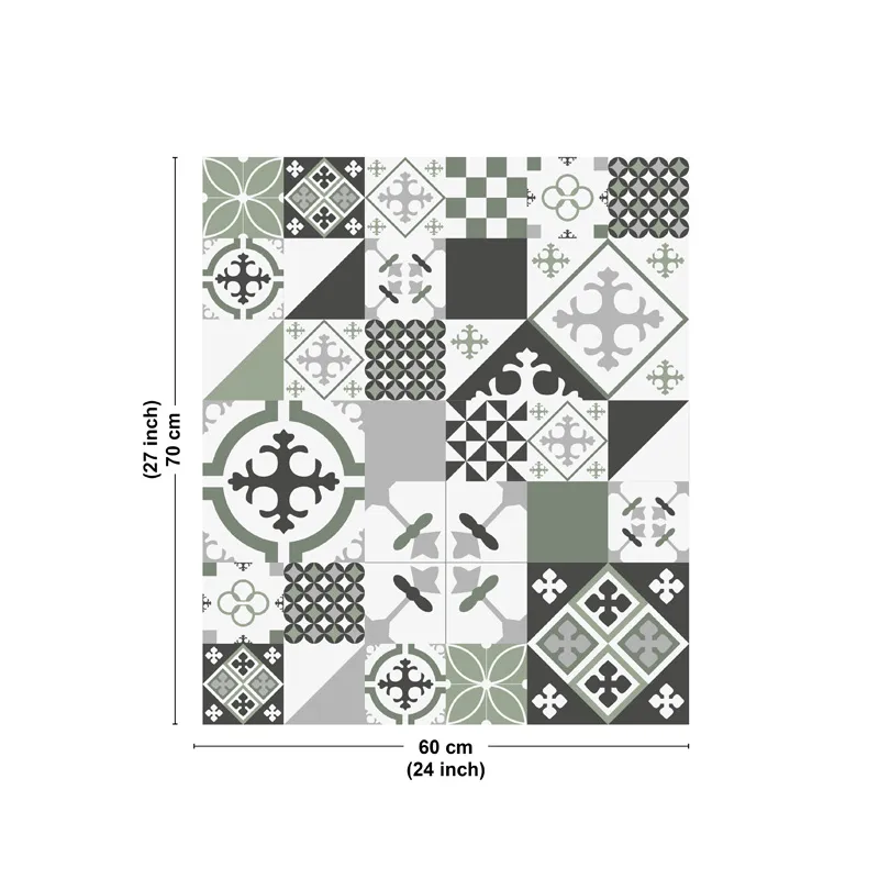 Crédence cuisine Ciment Style en aluminium composite - 99DECO