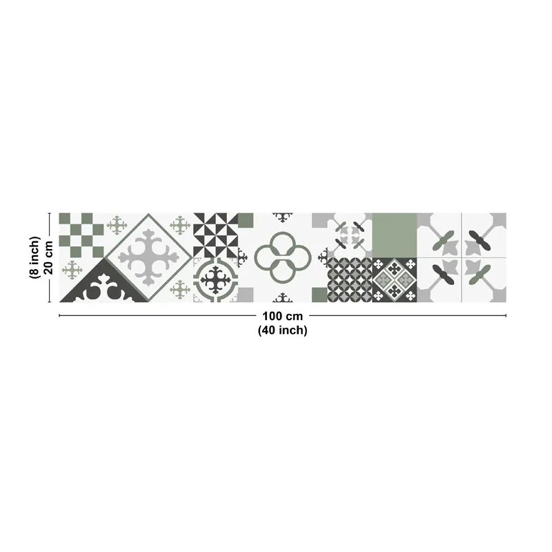 Crédence cuisine Ciment Style en aluminium composite - 99DECO