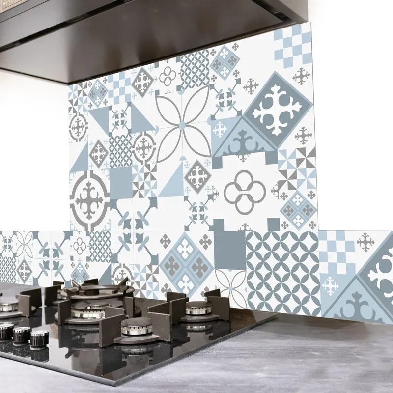 Crédence cuisine Ciment Style en aluminium composite - 99DECO