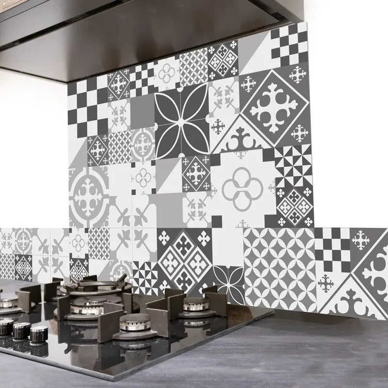Crédence cuisine Ciment Style en aluminium composite - 99DECO