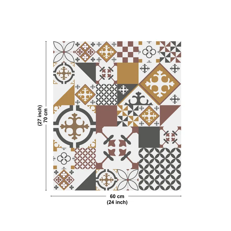 Crédence cuisine Ciment Style en aluminium composite - 99DECO