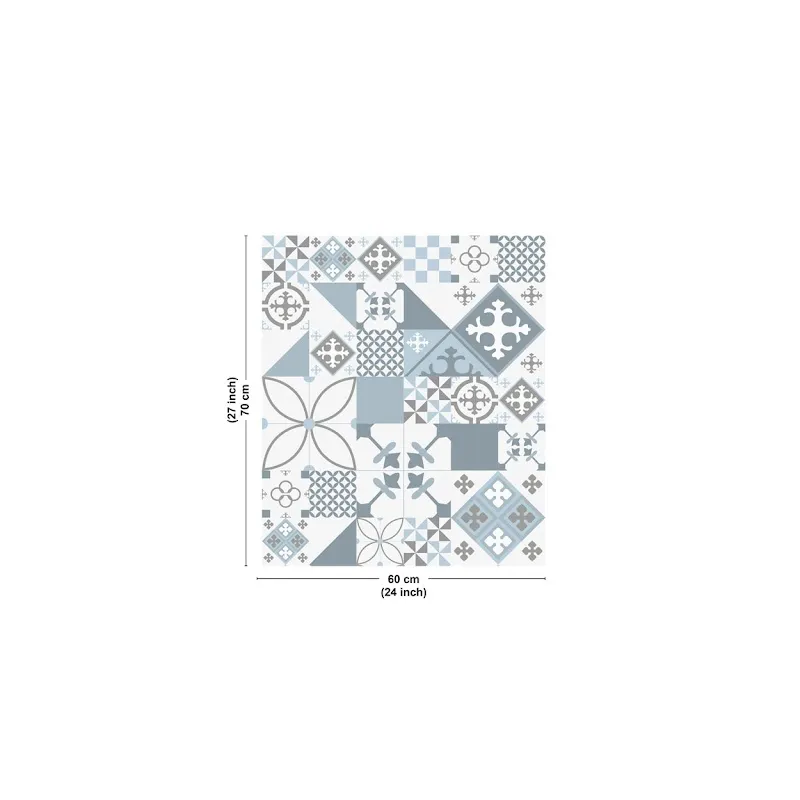 Crédence cuisine Ciment Style en aluminium composite - 99DECO