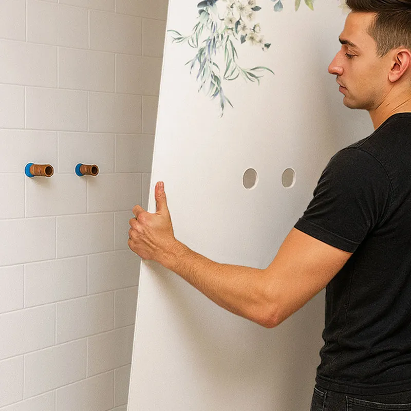 Panneau mural Flowers in Rain - Élégance florale | 99DECO