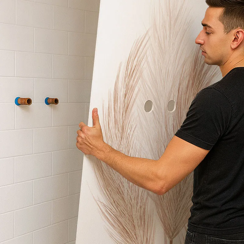 Pack panneau mural – Pampa – Salle de bain décorative | 99DECO