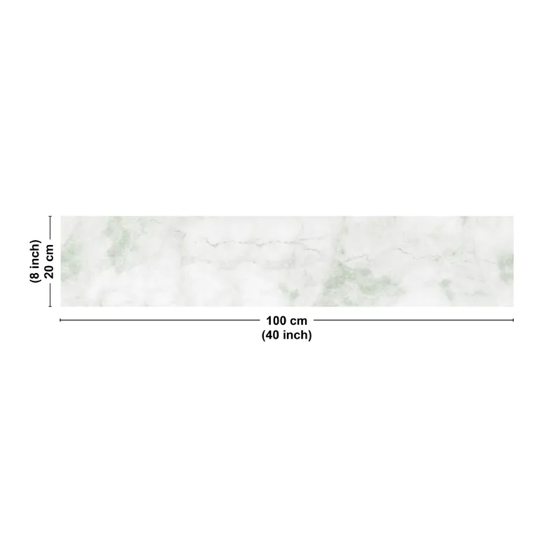 Crédence Marbre Nuance (Vert, Bleu, Brun, Blanc) en aluminium - 99Déco