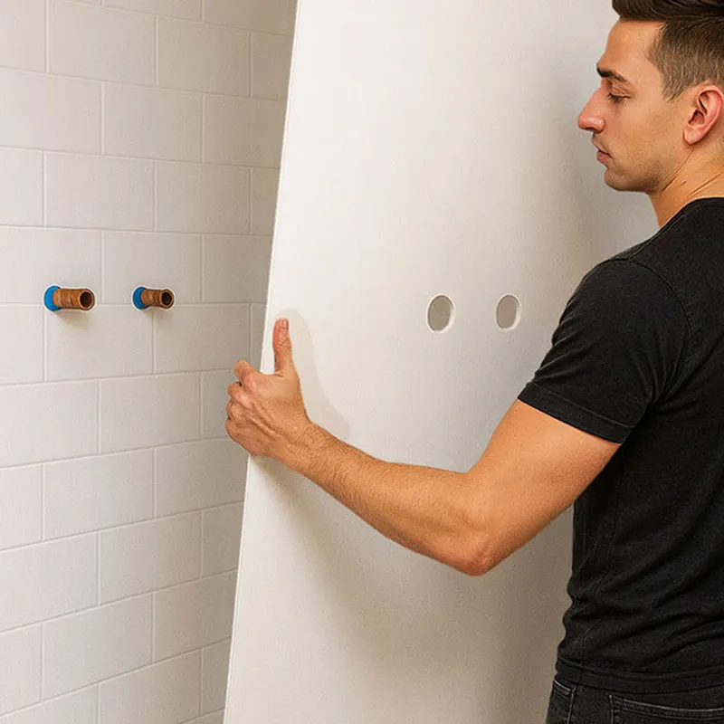 Panneaux muraux de douche - Essentiel Blanc | 99DECO