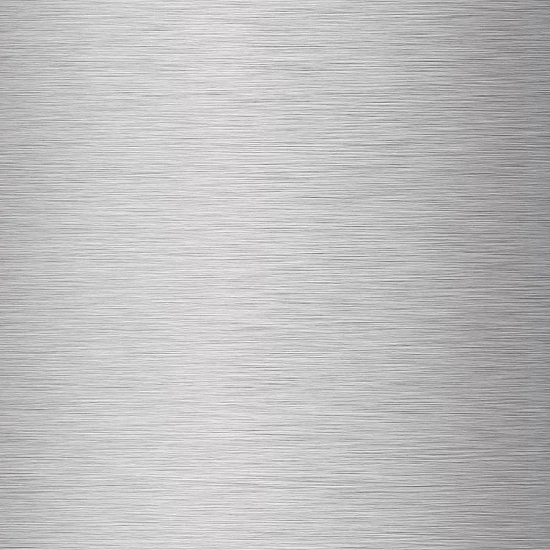 Crédence de cuisine Alu Brossé en aluminium - Effet inox - 99Déco