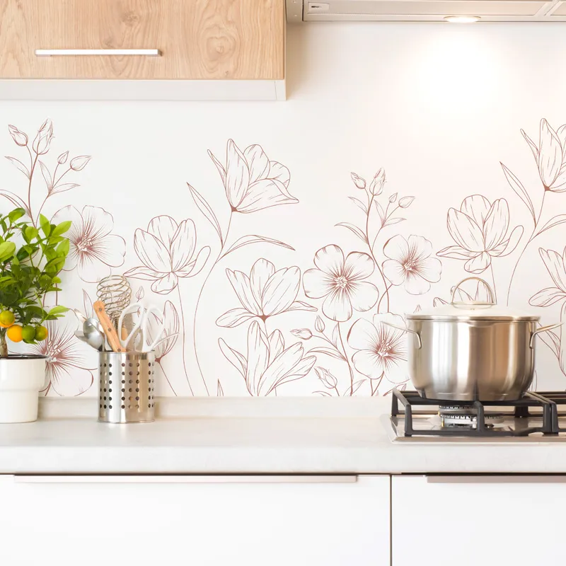 Crédence cuisine Végétale en aluminium composite - 99Déco