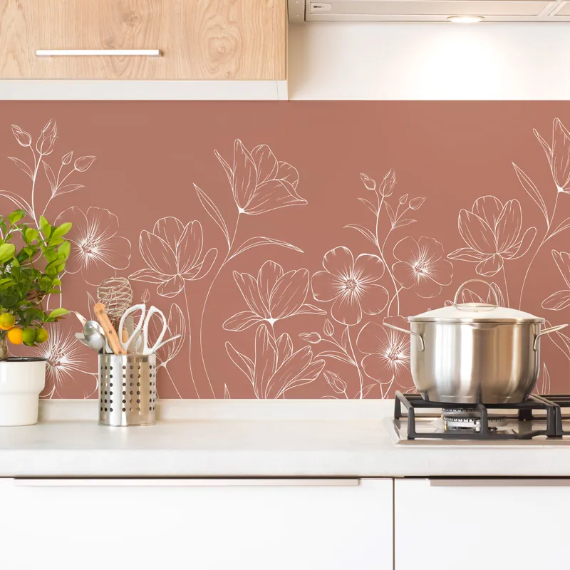 Crédence cuisine Végétale en aluminium composite - 99Déco