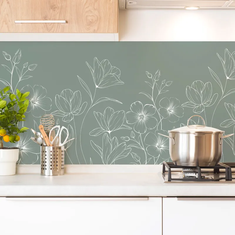 Crédence cuisine Végétale en aluminium composite - 99Déco