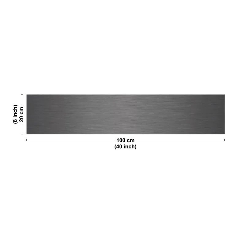 Crédence Alu Brossé Gris, Anthracite, Or, Rose et Cuivre - 99 Déco