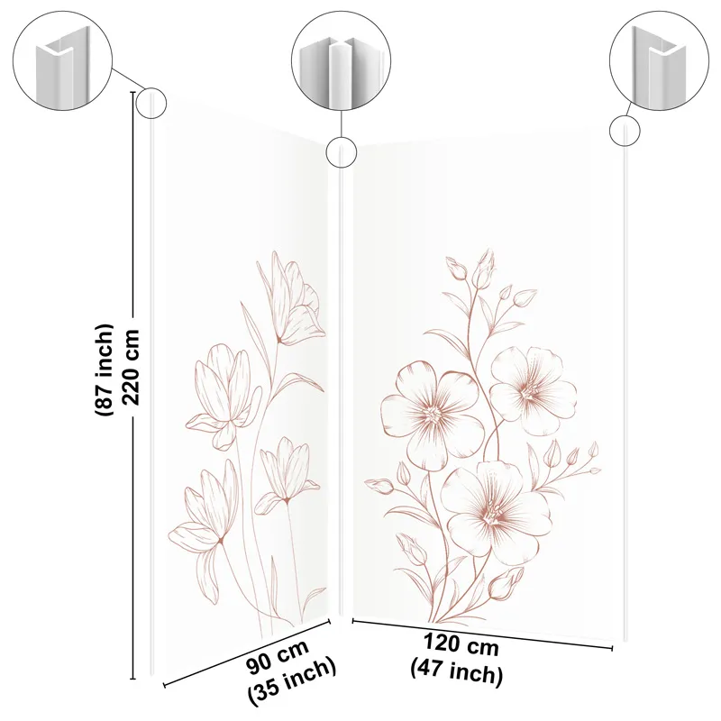Pack panneau mural – Charme – motif végétal | 99DECO