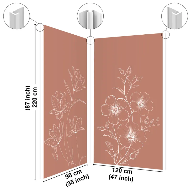 Pack panneau mural – Charme – motif végétal | 99DECO