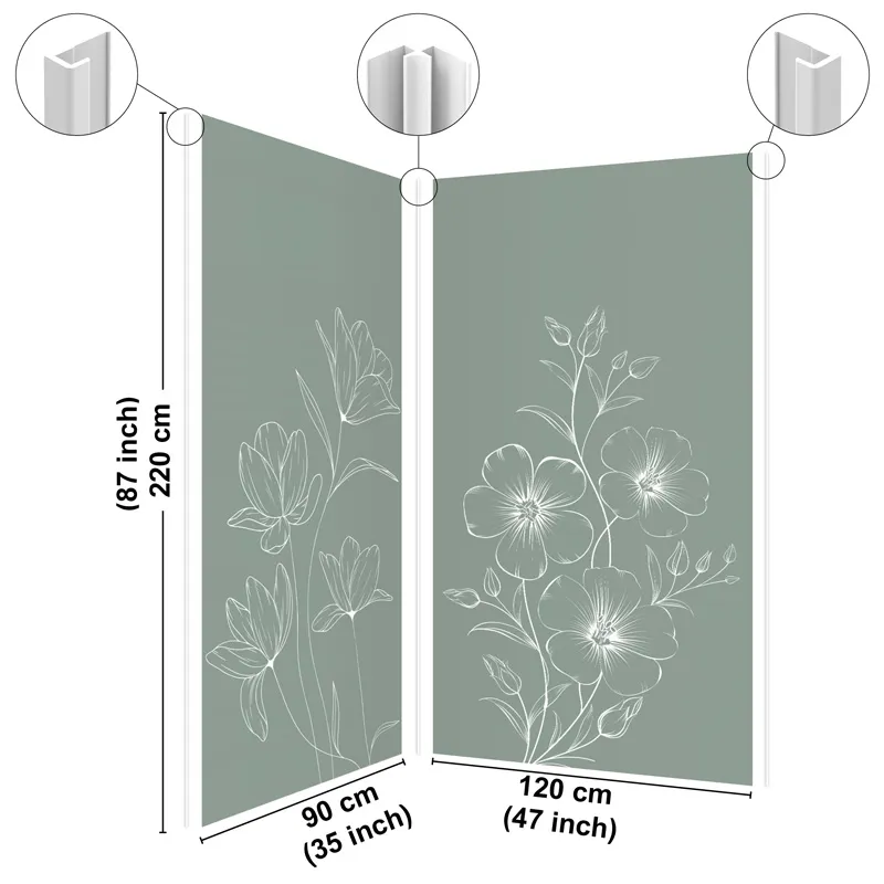 Pack panneau mural – Charme – motif végétal | 99DECO