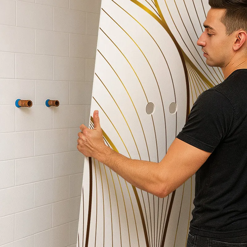 Panneau mural de douche Sötma - Design graphique | 99 Déco