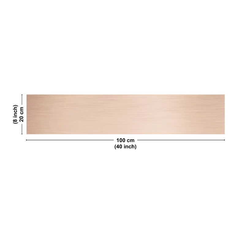 Crédence Alu Brossé Gris, Anthracite, Or, Rose et Cuivre - 99 Déco