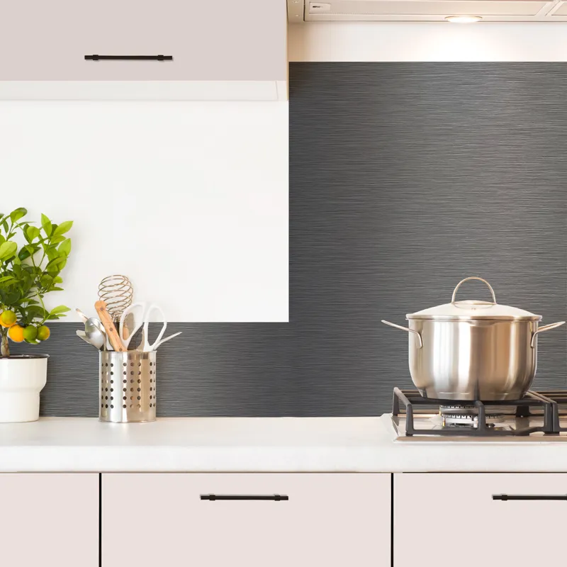 Crédence Alu Brossé Gris, Anthracite, Or, Rose et Cuivre - 99 Déco