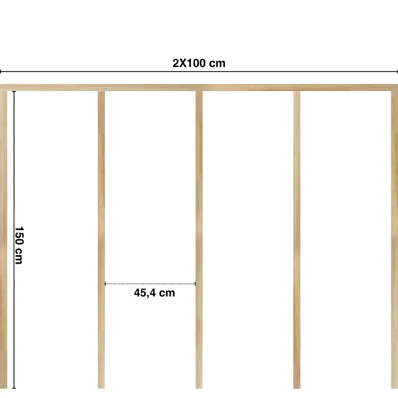 Moulure Chic Gabrielle A en Bois pour Décor Moderne | 99 Déco