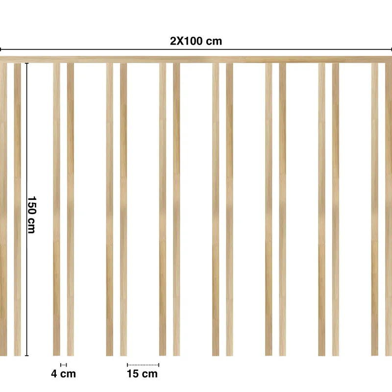 Moulure Chic Iris A en Bois pour Décor Moderne | 99 Déco