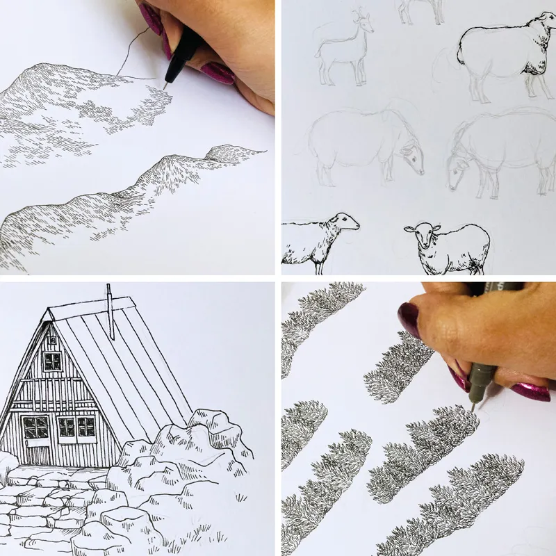 Papier peint panoramique Pyrénées - Paysage montagne - 99 Déco