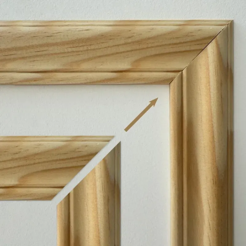 Moulure Chic Salomé A en Bois pour Décor Moderne | 99 Déco