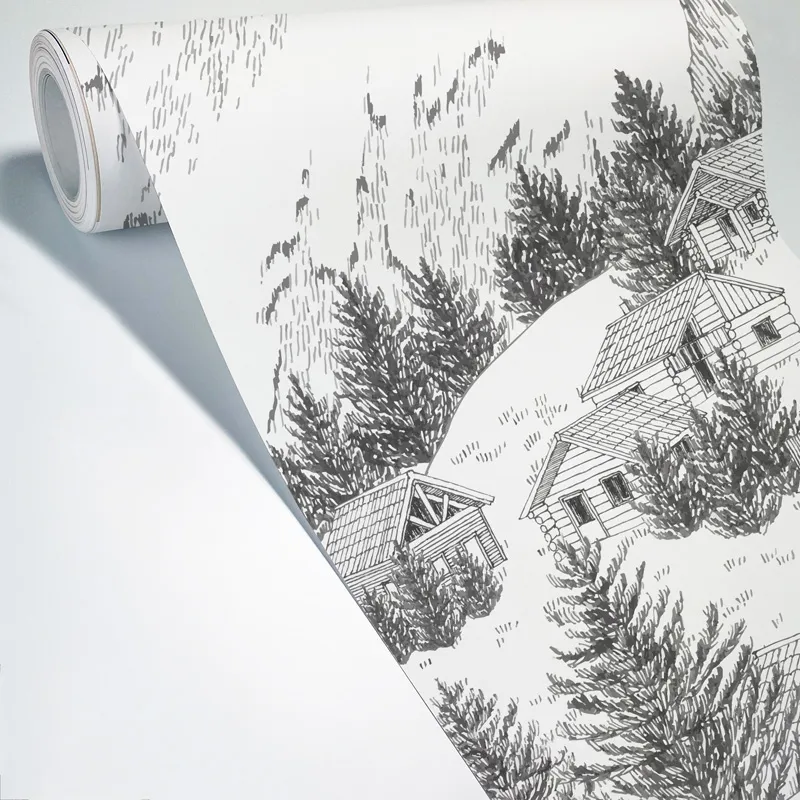 Papier peint panoramique Les Alpes - Paysage montagne - 99 Déco