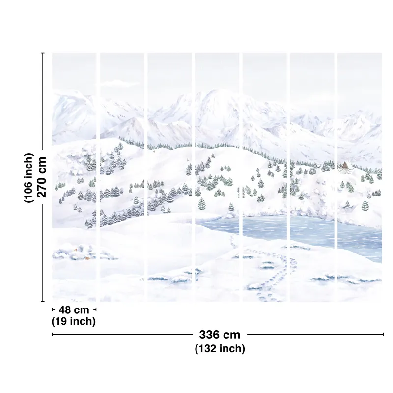 Papier peint panoramique Pyrénées - Paysage montagne - 99 Déco