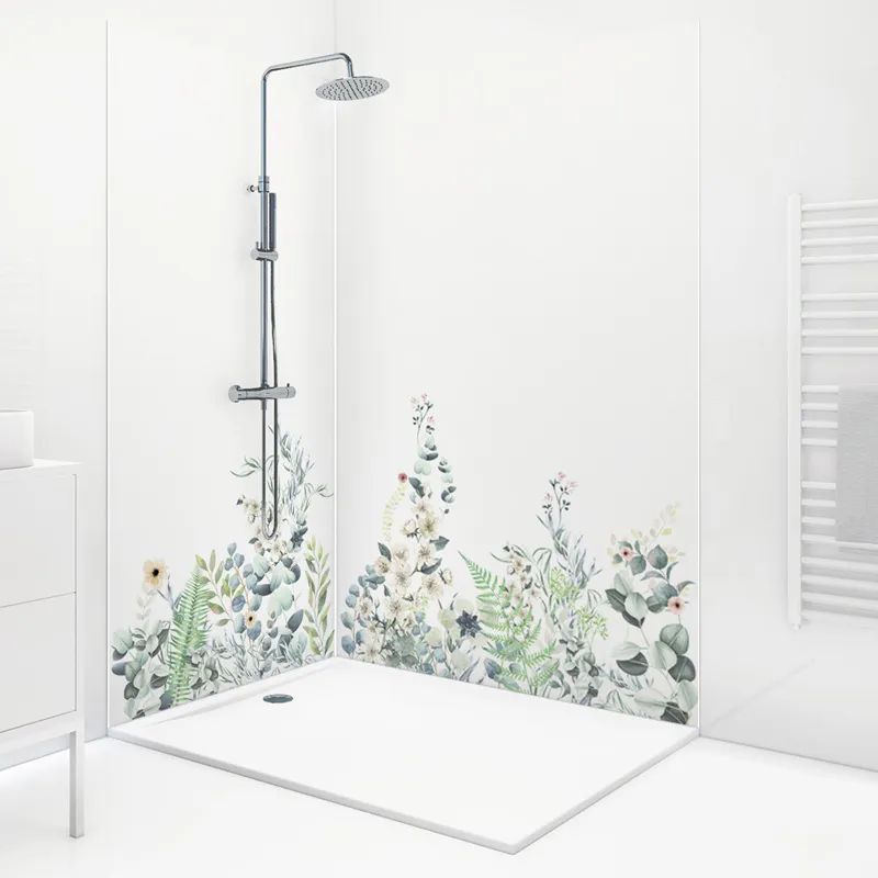 Panneau mural Flowers in Rain - Élégance florale | 99DECO