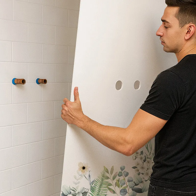 Panneau mural Flowers in Rain - Élégance florale | 99DECO