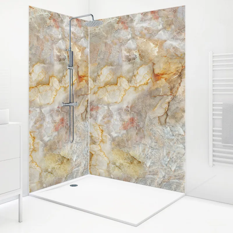Panneau mural de douche Gémologie – Effet mabre | 99DECO