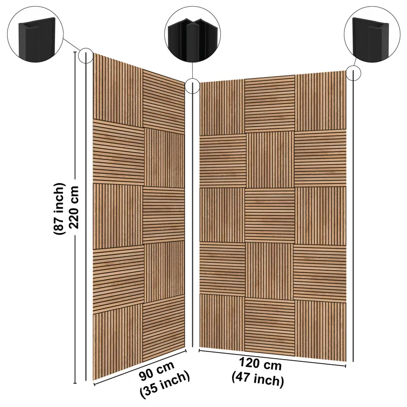 Panneau mural de douche Wabi Sabi bois graphique | 99DECO