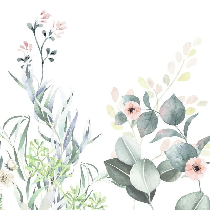 Panneau mural Flowers in Rain - Élégance florale | 99DECO