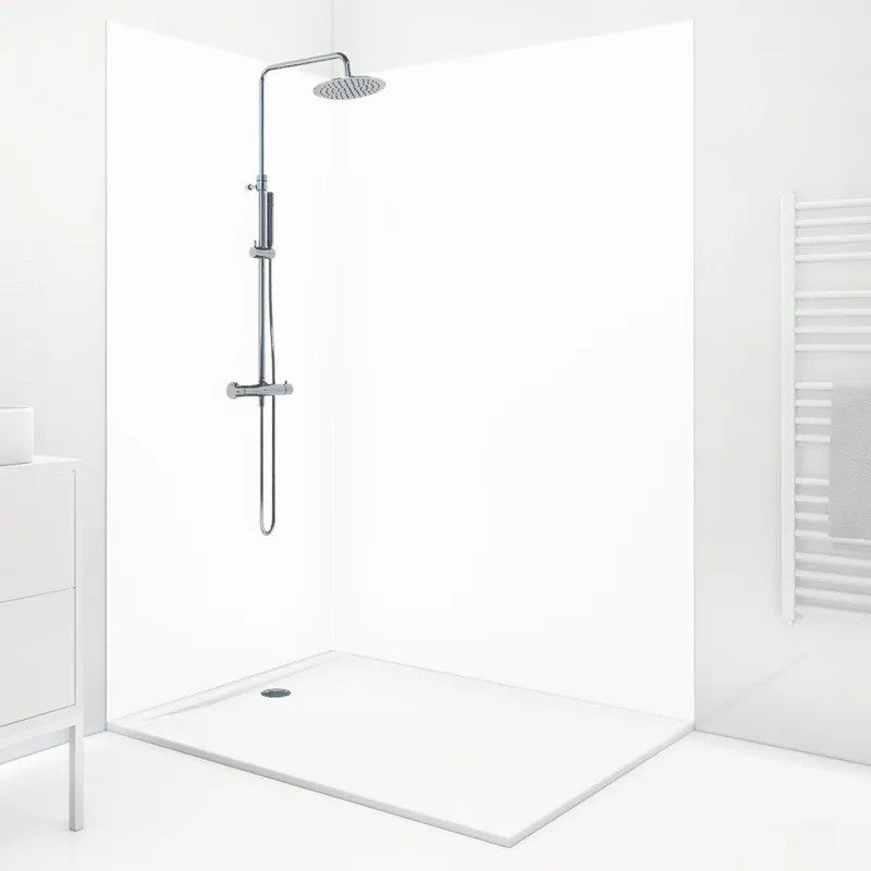 Panneaux muraux de douche - Essentiel Blanc | 99DECO