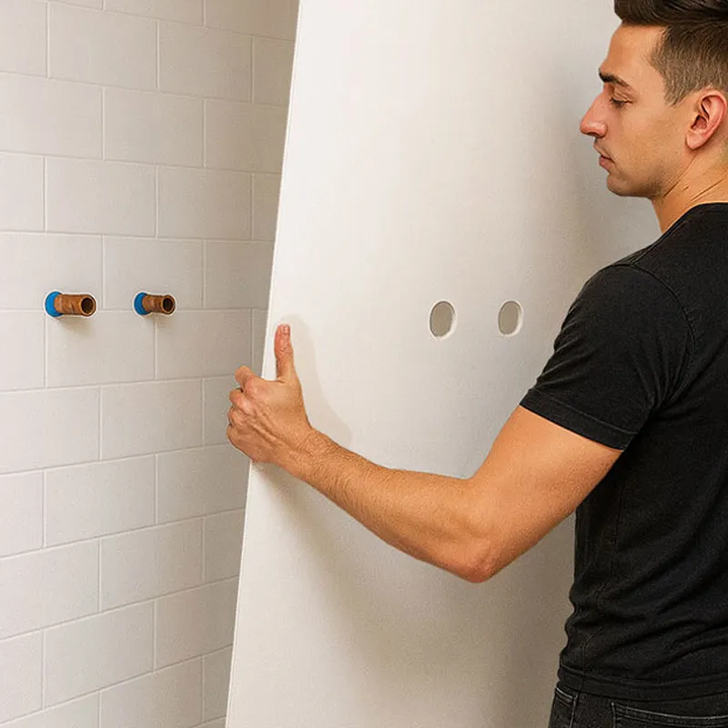 Panneaux muraux de douche - Essentiel Blanc | 99DECO