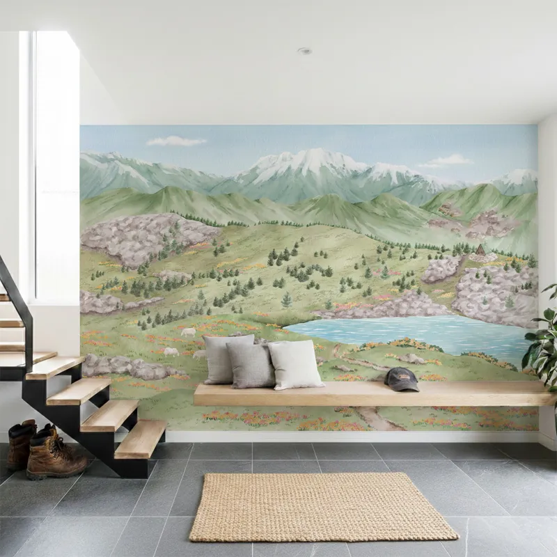 Papier peint panoramique Pyrénées - Paysage montagne - 99 Déco