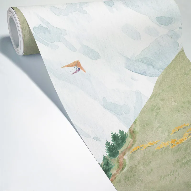 Papier peint panoramique Les Alpes - Paysage montagne - 99 Déco