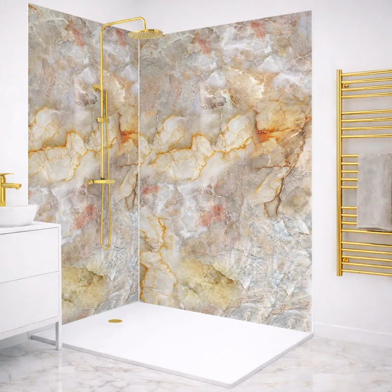 Panneau mural de douche Gémologie – Effet mabre | 99DECO