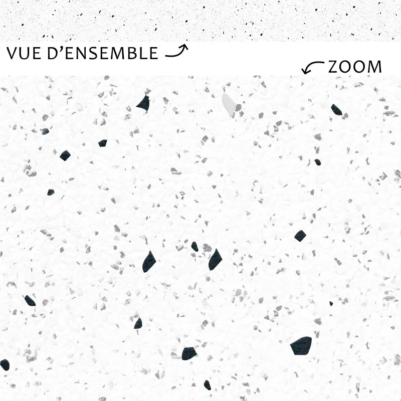 Plinthe adhésive terrazzo noir - Design Coloré - 99DECO
