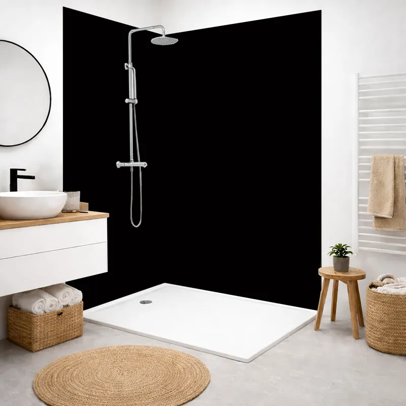 Panneau mural de douche Ultim Noir - Design premium luxe | 99 Déco