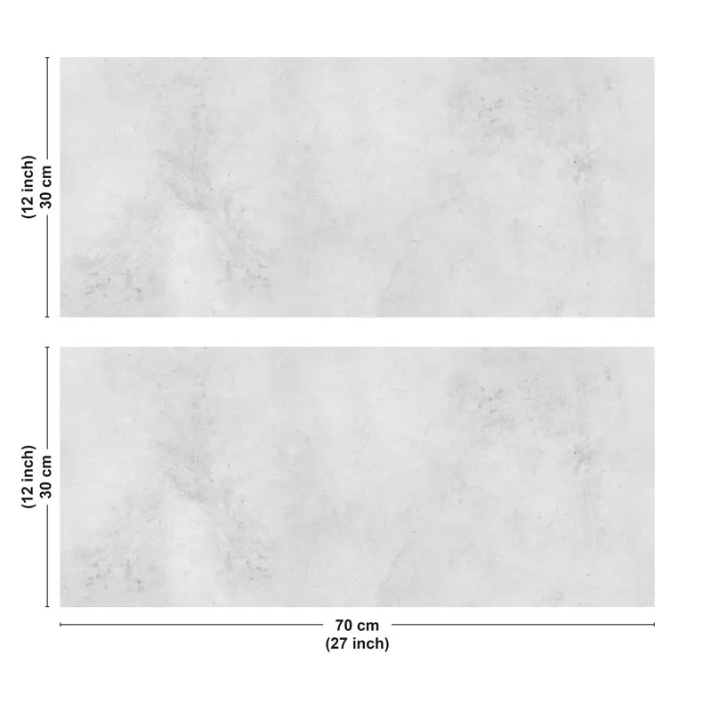 Crédence salle de bain Béton Clair en PVC et Aluminium – effet béton – 99DECO