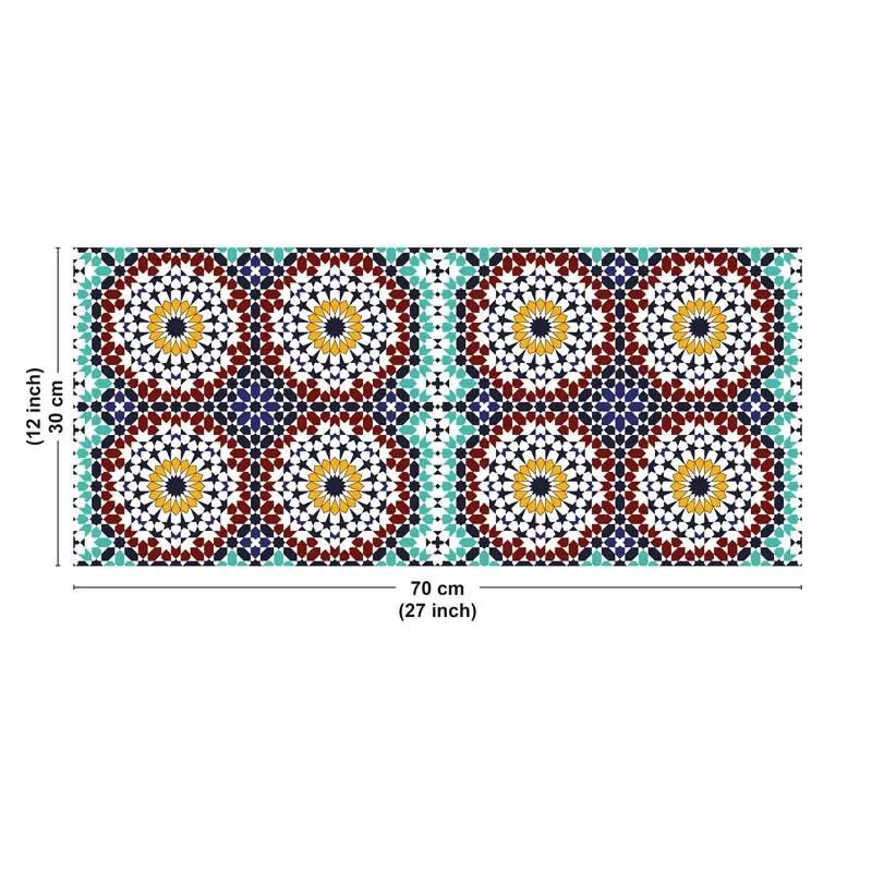 Crédence salle de bain Taljane en PVC et Aluminium – effet mosaïque – 99DECO