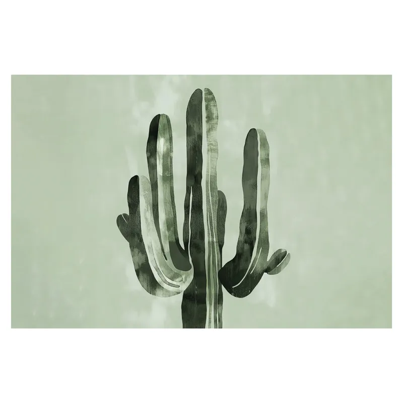 Set de table Cactus Vert - Motif végétal vert sauge - 99 Déco