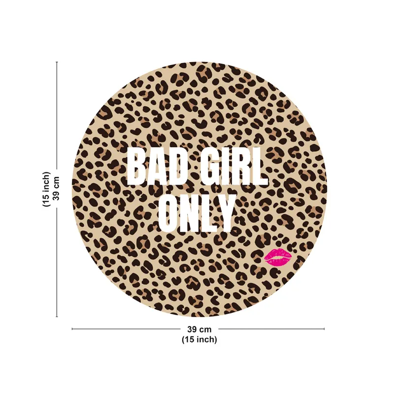 Set de table Bad Girl Only - Motif léopard - 99 Déco