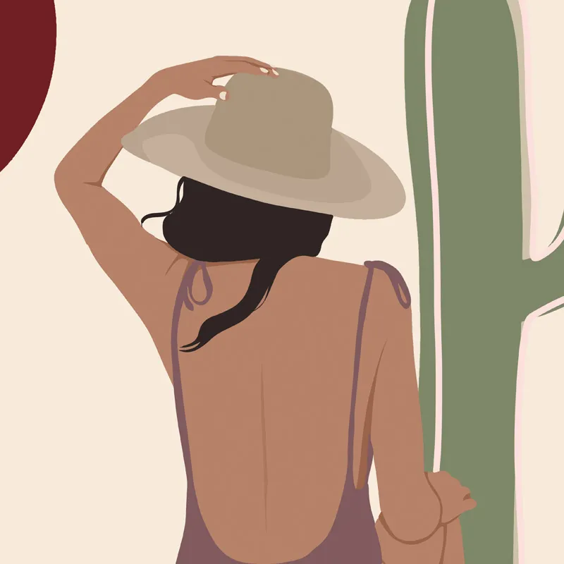 Set de table Cancún - Illustration bohème chic - 99 Déco