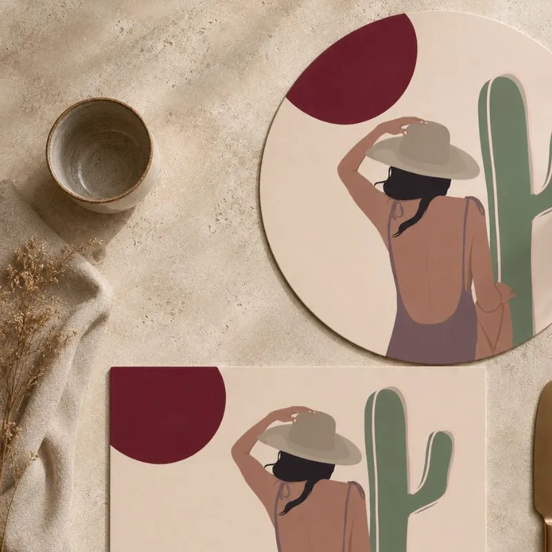Set de table Cancún - Illustration bohème chic - 99 Déco