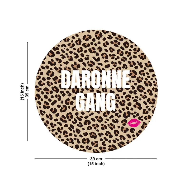 Set de table Daronne Gang - Motif léopard - 99 Déco